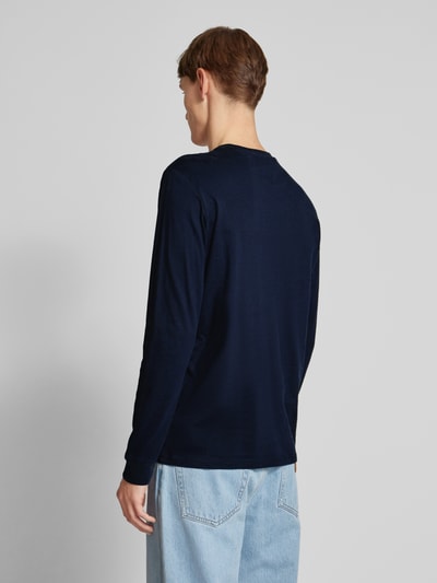 Tommy Jeans Slim Fit Longsleeve mit Label-Print Marine 5