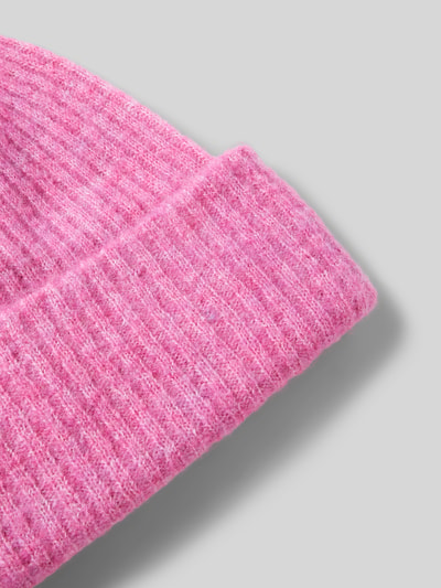 Selected Femme Beanie mit breiter Krempe Modell 'MALINE' Pink Melange 2