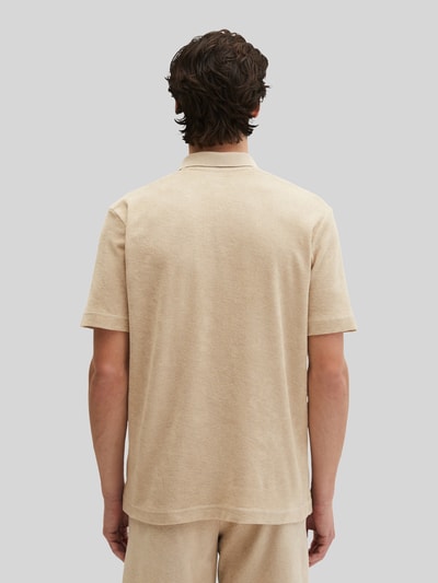 Marc O'Polo Regular Fit Poloshirt aus reinem Baumwoll-Frottee Beige 5
