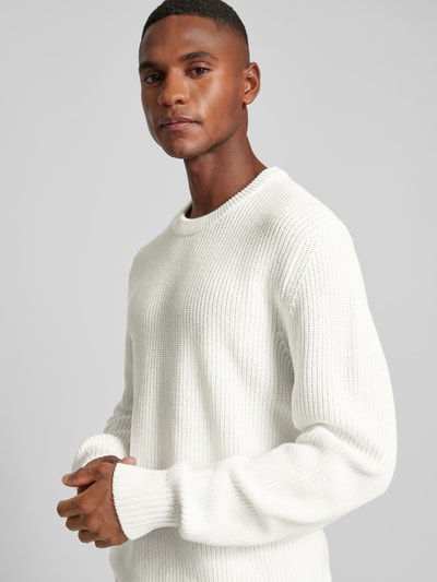 MCNEAL Strickpullover mit Rundhalsausschnitt Offwhite 3