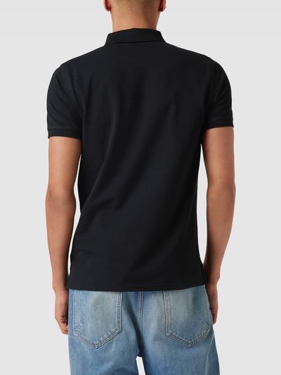 Gant Poloshirt mit Label-Stitching Black 5