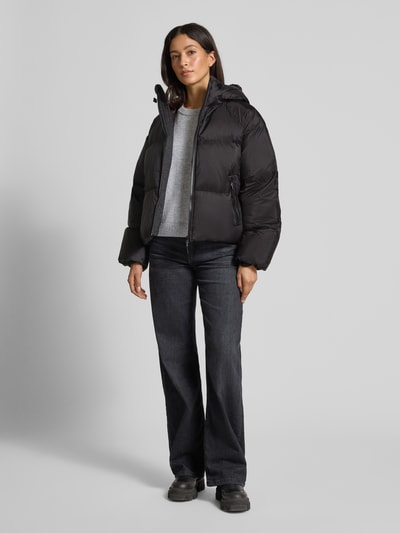 WITHBLACK Gewatteerd jack met capuchon Zwart - 1