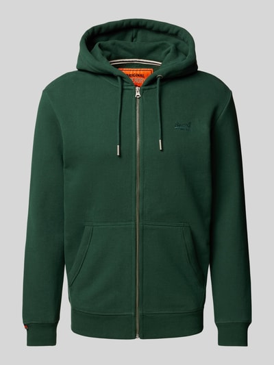 Superdry Sweatjacke mit Label-Stitching Bottle 1