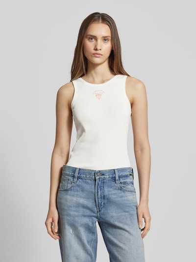 G-Star Raw Top met racerback Antraciet - 4