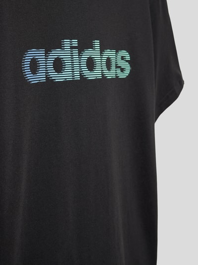 ADIDAS SPORTSWEAR T-shirt z nadrukiem z logo Czarny 2