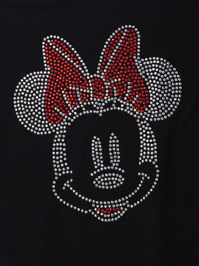 Montego T-Shirt mit Minnie Mouse©-Motiv aus Ziersteinen Black 2