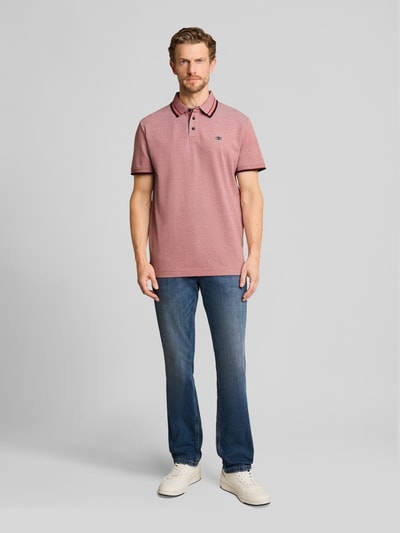 Tom Tailor Koszulka polo z czystej bawełny o kroju regular fit Czerwony 1