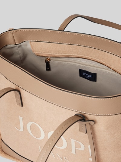 JOOP! Jeans Shopper mit Kunstfellbesatz Modell 'calduccio yvette' Beige 5