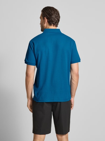 Tom Tailor Regular fit poloshirt van katoenmix Petrol - 5