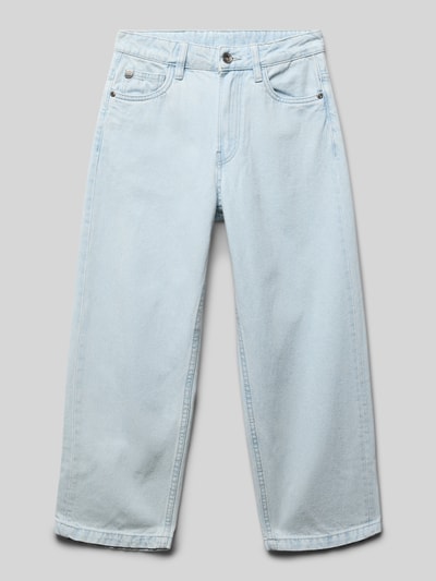 Garcia Jeans mit Eingrifftaschen und Label-Detail Hellblau 1