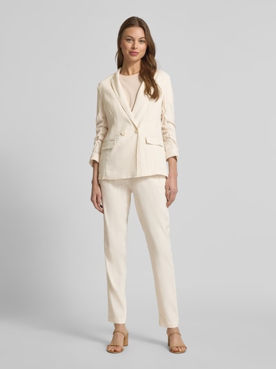 Marc Cain Leinenblazer mit Reverskragen Sand 1