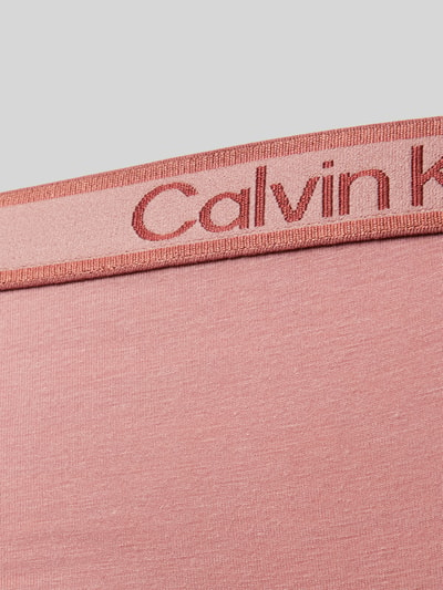 Calvin Klein Underwear Slipy z paskiem z logo Fiołkoworóżowy 2