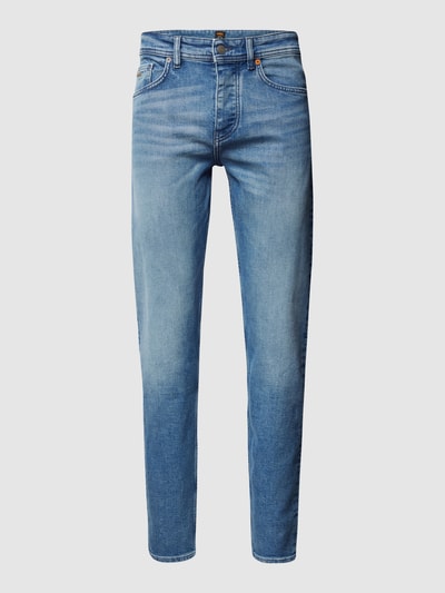 BOSS Orange Tapered Fit Jeans Modell 'Taber' Hellblau 2