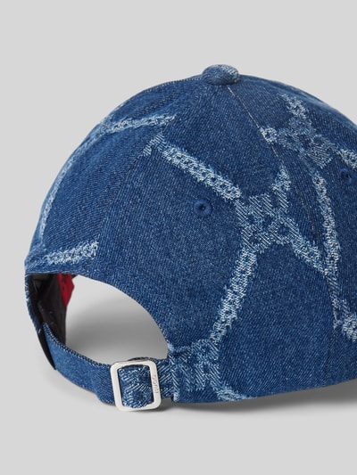 HUGO Basecap mit Label-Print Modell 'Ally' Blau 3