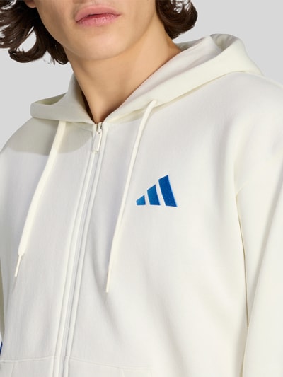 adidas Sportswear Regular Fit Sweatjacke mit Logo Print Offwhite 3