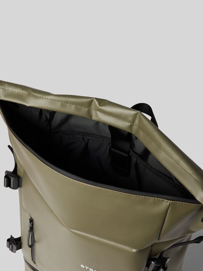 Strellson Plecak z nadrukiem z logo model ‘sebastian’ Oliwkowy 4