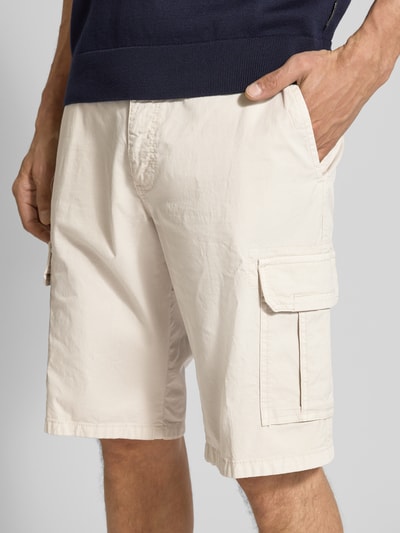 bugatti Regular fit cargobermuda met steekzakken Beige - 3