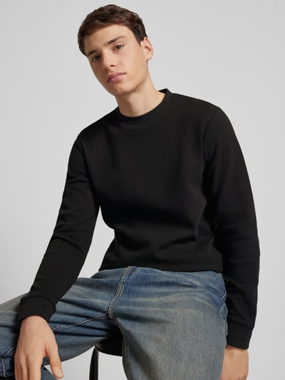 Replay Sweatshirt mit Strukturmuster Black 3