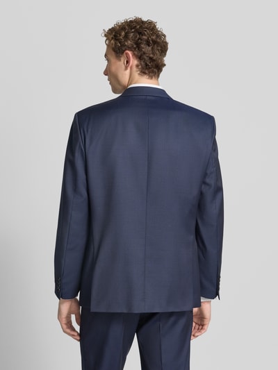 Carl Gross Slim Fit 2-Knopf-Sakko aus Schurwolle Modell 'Tobias' Dunkelblau 5
