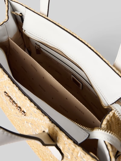 Guess Handtasche mit Tragehenkeln Modell 'SILVANA 2' Weiss 5