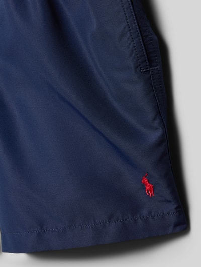 Polo Ralph Lauren Teens zwembroek met gestikt logo Marineblauw - 2