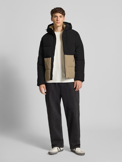 Jack & Jones Steppjacke mit Reißverschlusstaschen Modell 'OWEN' Beige 1