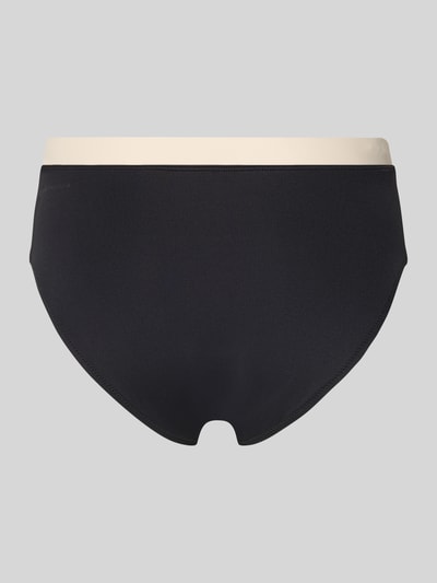 Produktfoto, Bikini Slip mit Kontrastbund von Marc O'Polo, efekt: jednolity kolor, nadruk z logo, pasek w kontrastowym kolorze, elastyczny
