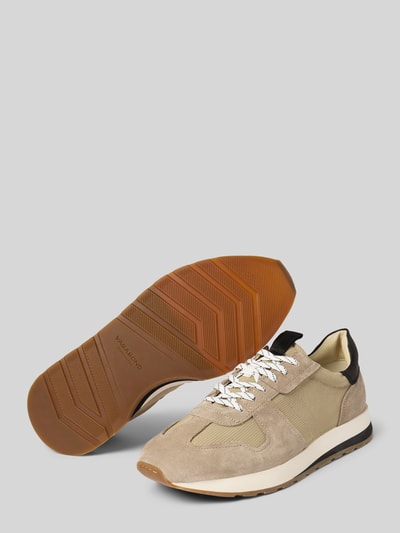 Vagabond Sneaker mit Strukturmuster Modell 'Paul Runner' Taupe 4