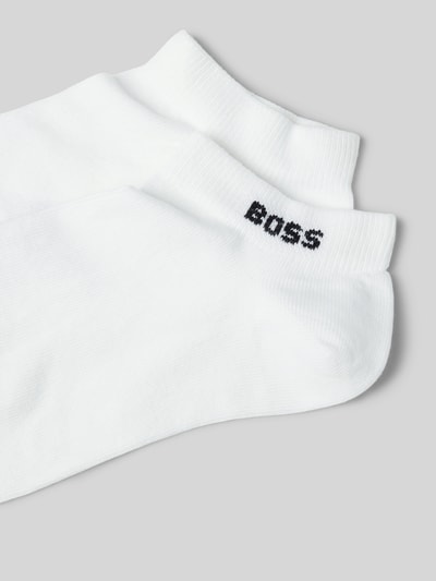 BOSS Sneakersocken mit Label-Detail im 2er-Pack Weiss 2