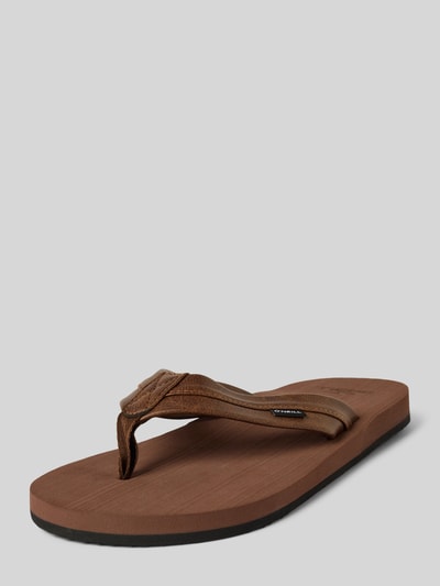 ONeill Teenslippers met labeldetail Hazelnoot - 1