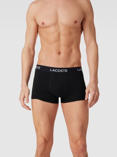 Lacoste Trunks mit elastischem Logo-Bund im 3er-Pack Rot 1