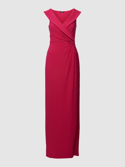 Lauren Ralph Lauren Abendkleid  in Wickel-Optik Modell 'LEONIDAS' Pink 2