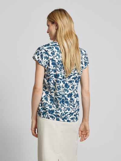 Tom Tailor Blouse met tuniekkraag Petrol - 5