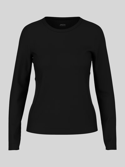 Marc Cain Langarmshirt mit Rundhalsausschnitt BLACK 2