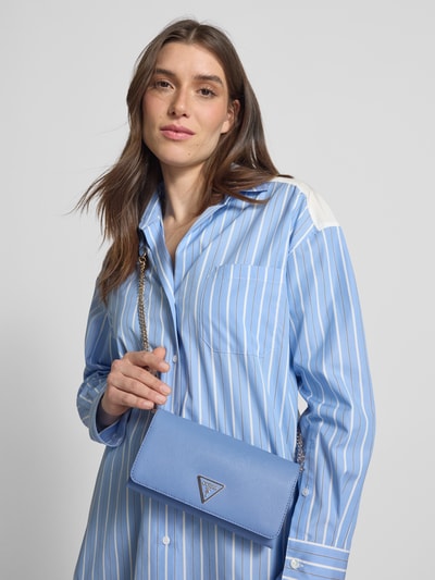 Guess Crossbodytas met labeldetail, model 'NOELLE' Blauw - 1