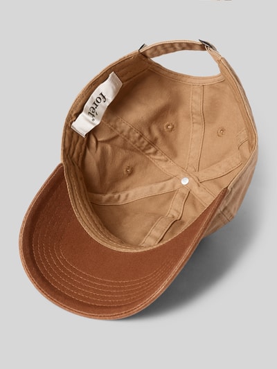 Forét Cap mit Logo-Stickerei aus reiner Baumwolle Mittelbraun 2