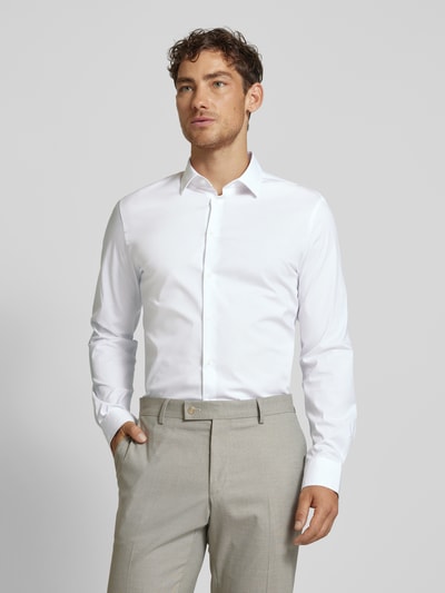 s.Oliver BLACK LABEL Regular Fit Businesshemd mit Stretch-Anteil Weiss 4