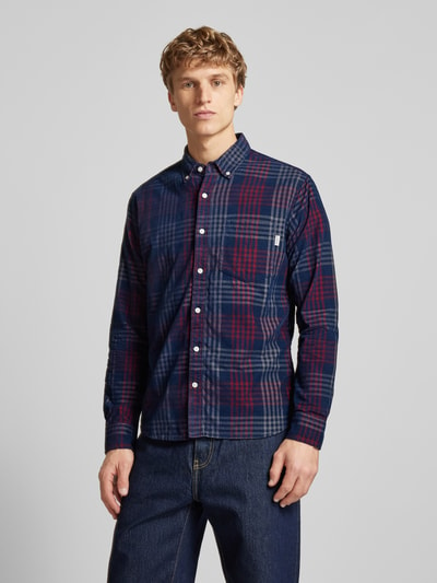 Pepe Jeans Freizeithemd mit Button-Down-Kragen Modell 'Marcus' Marine 4