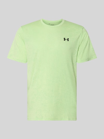 Under Armour Funktionsshirt im Allover-Look mit Logo Modell 'Pixelate' Neon Gruen 1