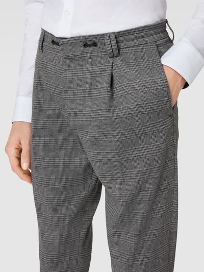 CINQUE Slim Fit Anzughose mit Allover-Muster Modell 'CiJuno' Hellgrau 3