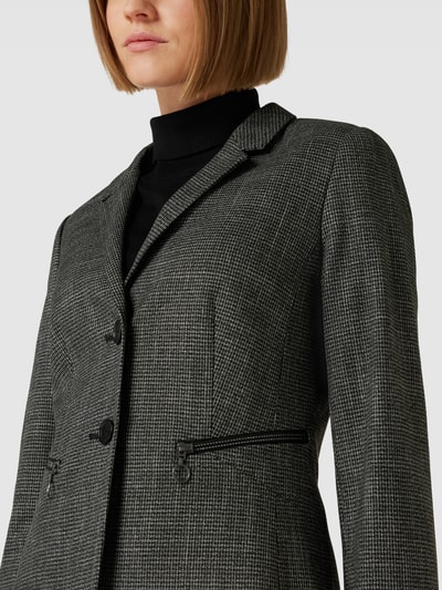 Betty Barclay Blazer mit Hahnentrittmuster Dunkelgrau 3