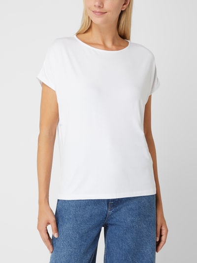 s.Oliver RED LABEL T-Shirt mit Stretch-Anteil  Weiss 4