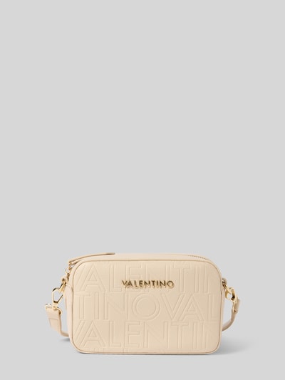 VALENTINO BAGS Handtasche mit Label-Applikation Modell 'PANSY' Ecru 1