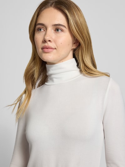 Someday Longsleeve mit Stehkragen Modell 'Kirosie' Offwhite 3