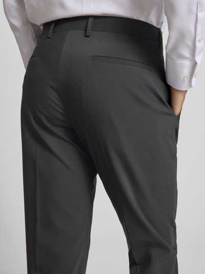 Strellson Regular fit pantalon met wol, model 'MADDEN 2.0' Zwart - 3