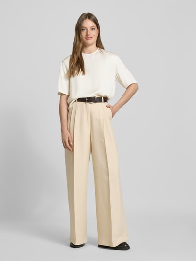 Tommy Hilfiger Relaxed fit blouse van satijn Wit - 1