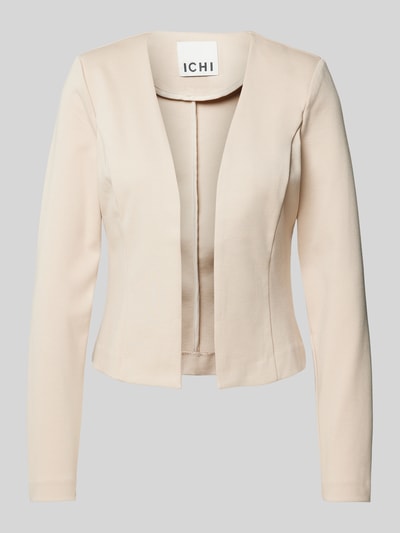 ICHI Regular Fit Blazer mit offener Vorderseite Modell 'KATE' Beige 2