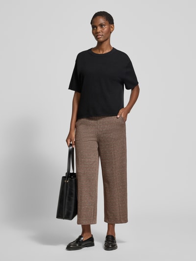 More & More Culotte met persplooien Bordeaux - 1