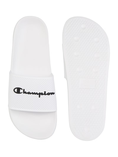 CHAMPION Slides mit Logo Weiss 4