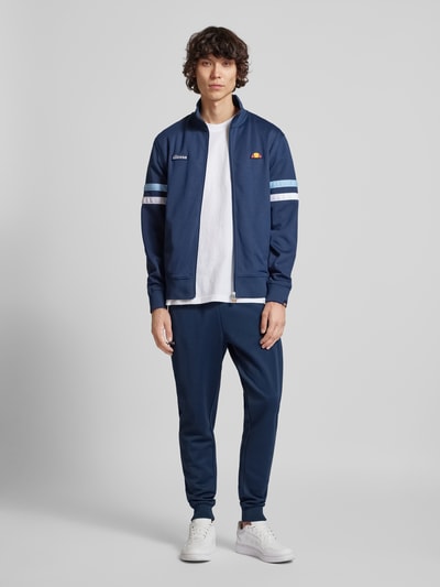 Ellesse Regular Fit Sweatpants mit Label- und Logo-Badge Modell 'BERTONI' Dunkelblau 1